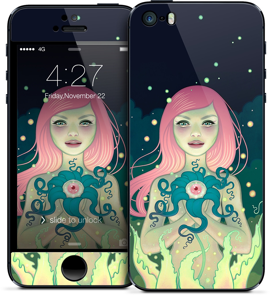 Midnight Bloom iPhone Skin