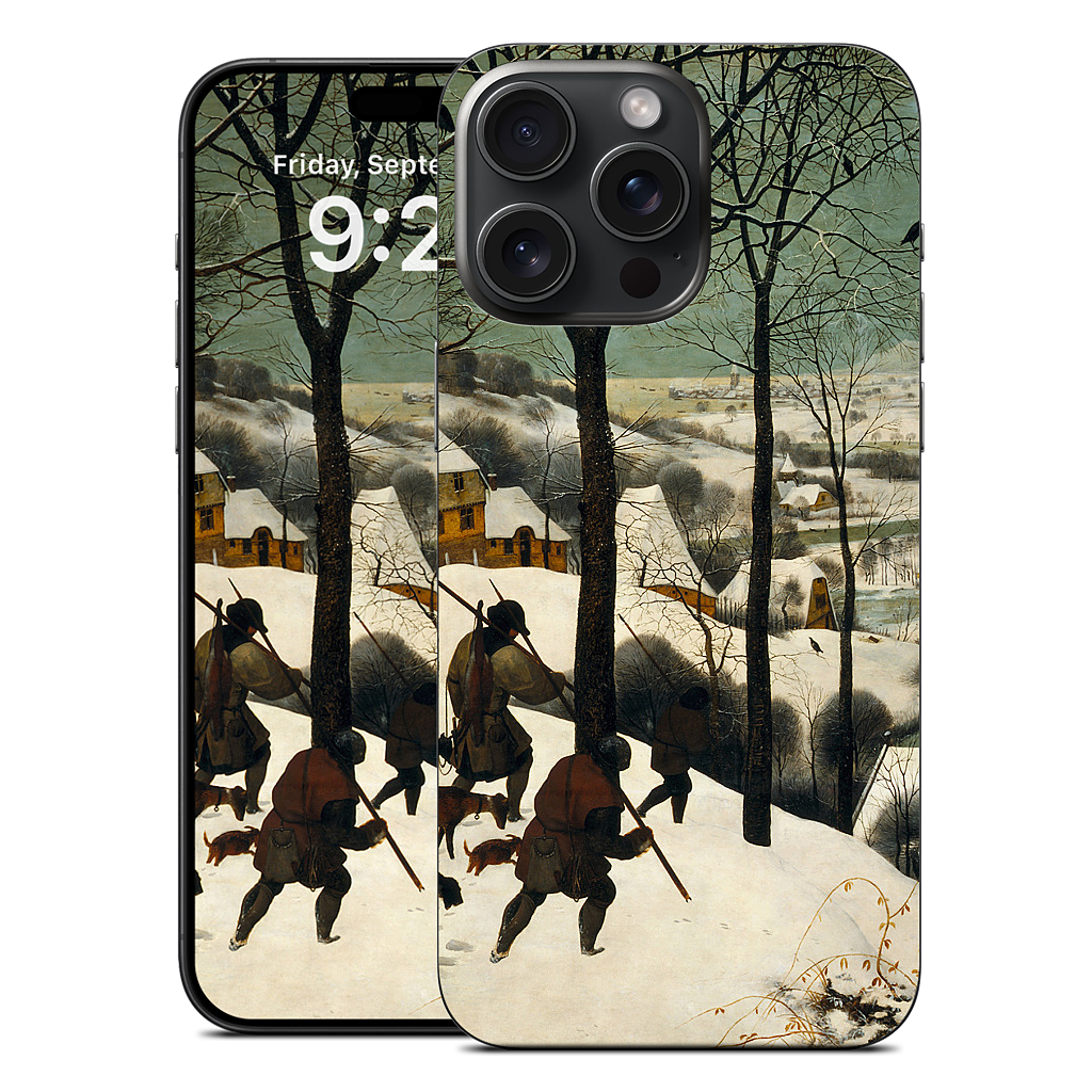 Hunters in the Snow iPhone Skin