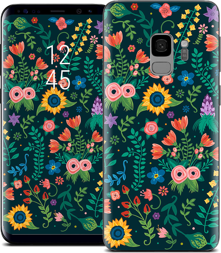 Floral Heart Samsung Skin