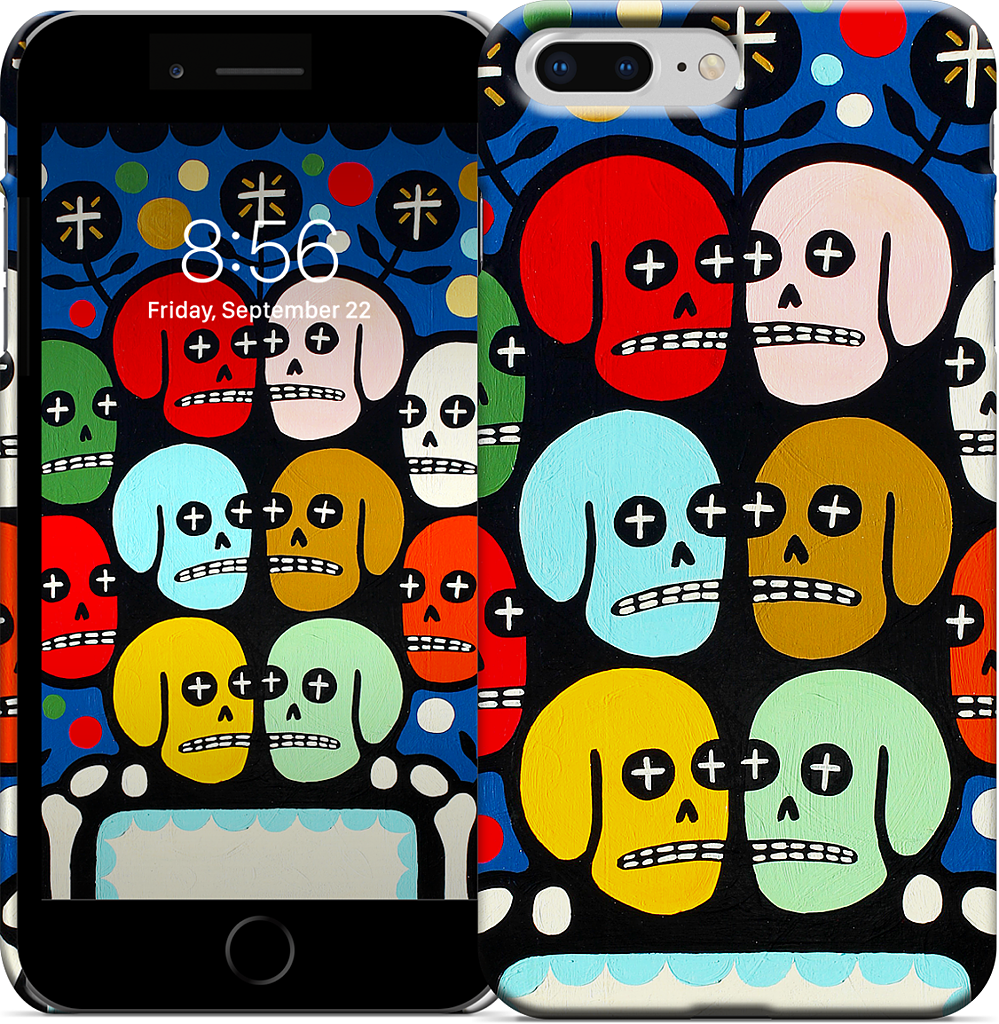 The Many Colors Of Death iPhone Case