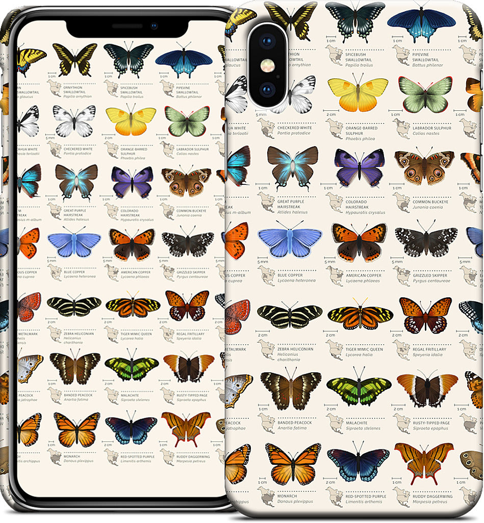 42 North American butterflies iPhone Case