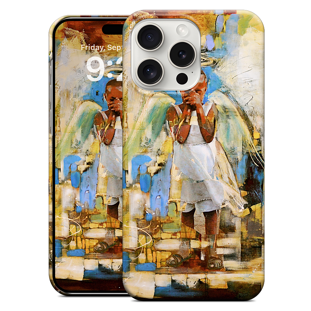Shy Angel iPhone Case