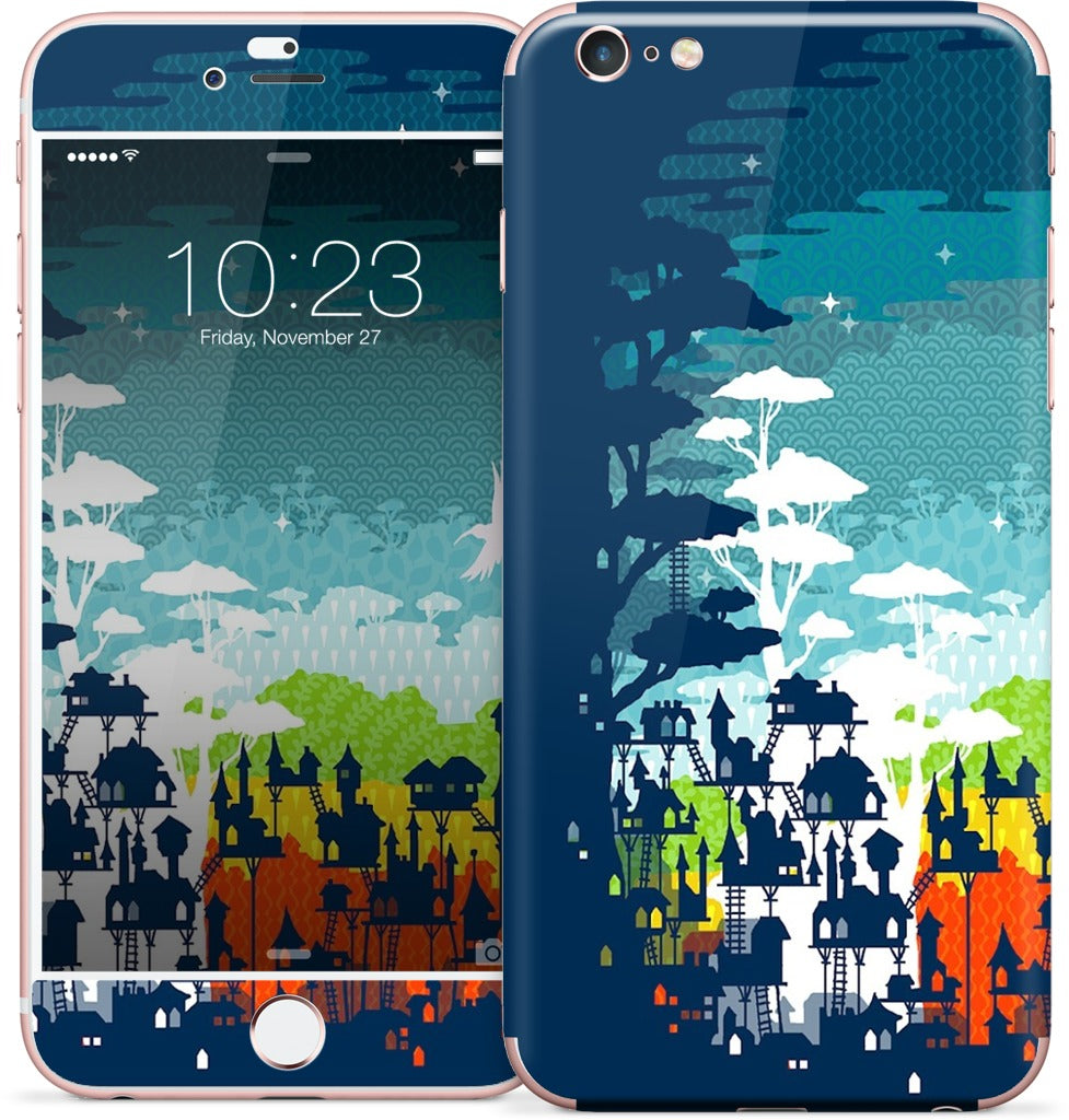 Rainforest City iPhone Skin