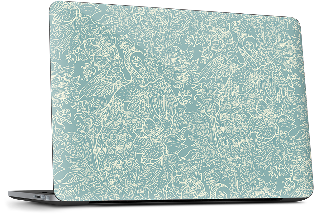 Peacock Dell Laptop Skin
