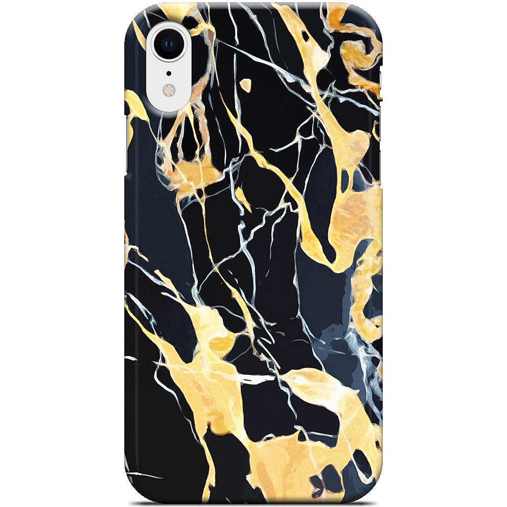 Black Marble iPhone Case