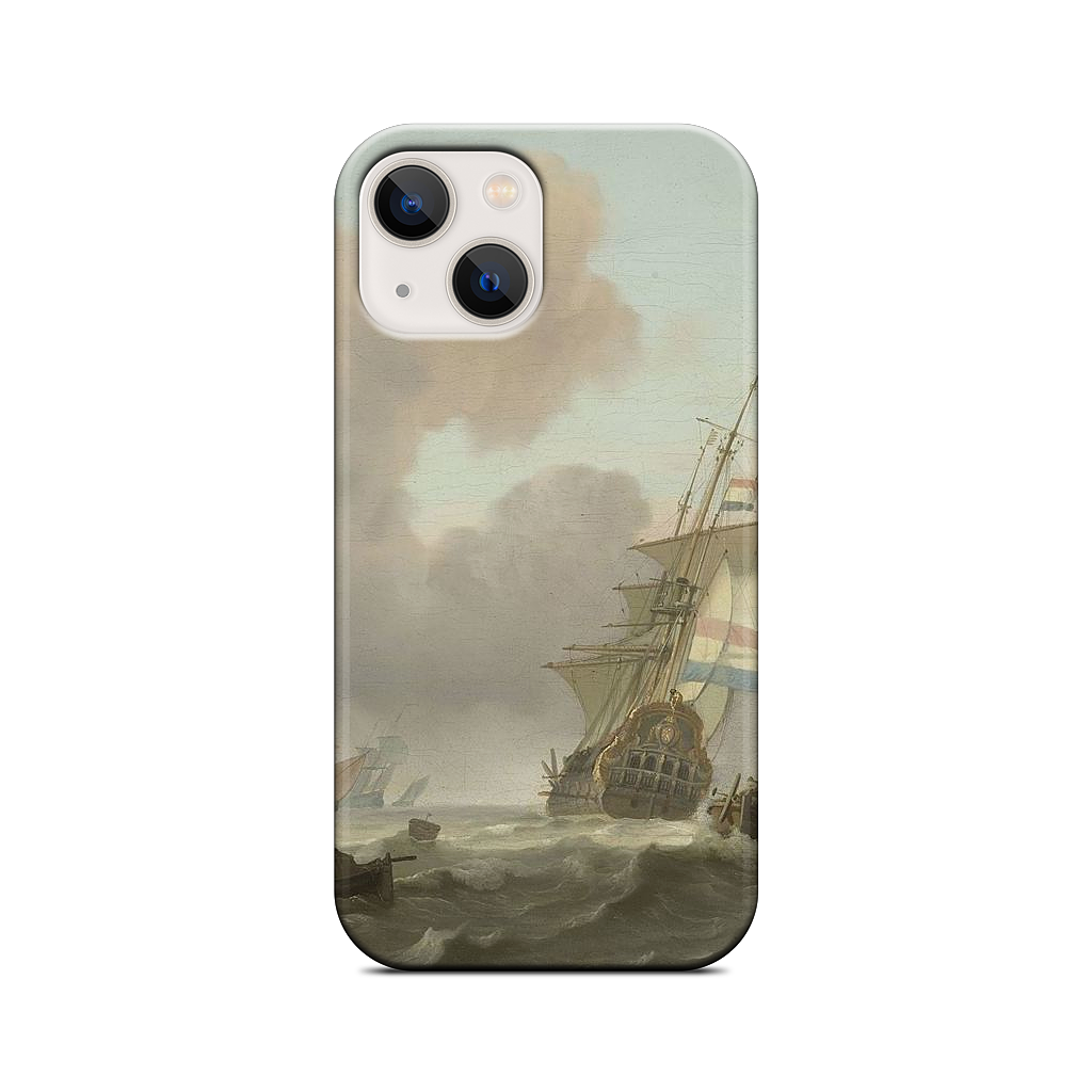 Ships in Choppy Sea iPhone Case