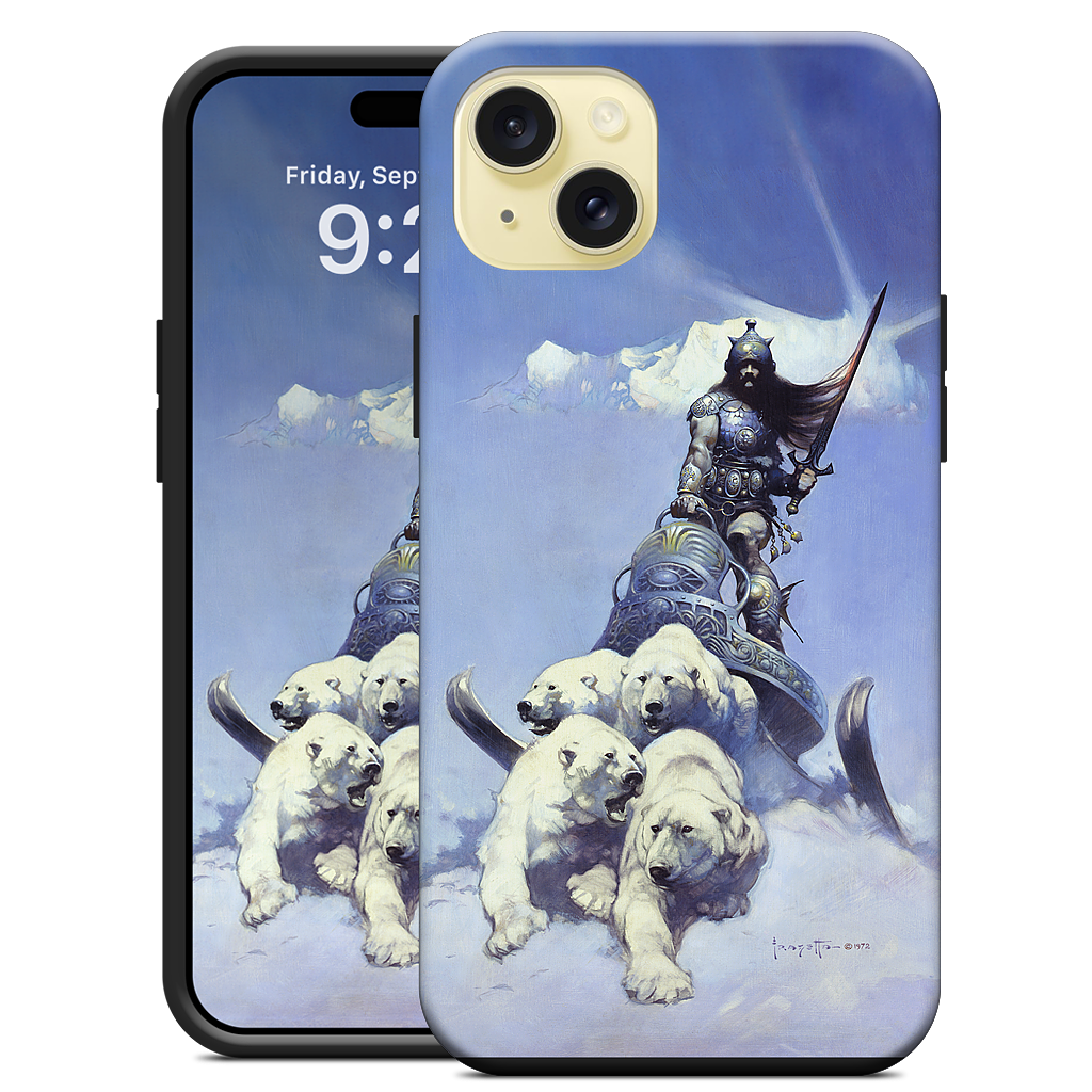 Silver Warrior iPhone Case