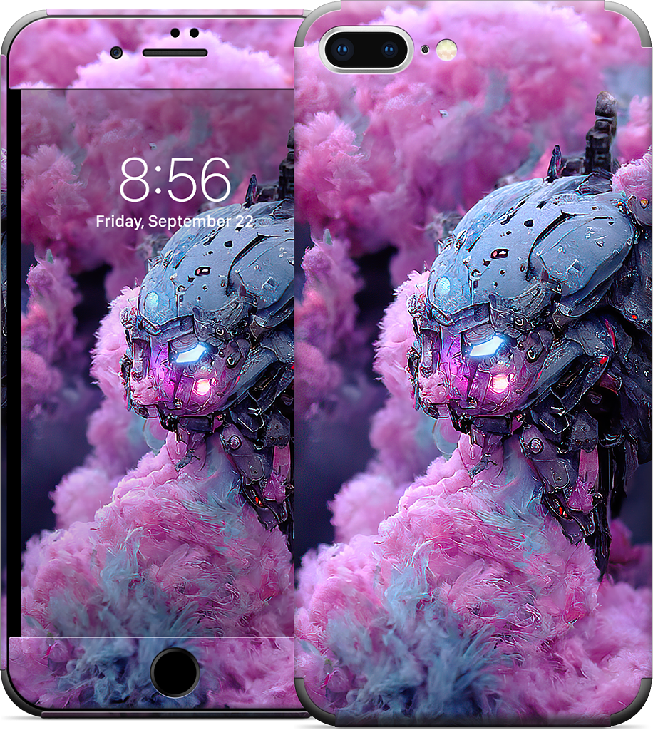 Cotton Candy Mechs iPhone Skin