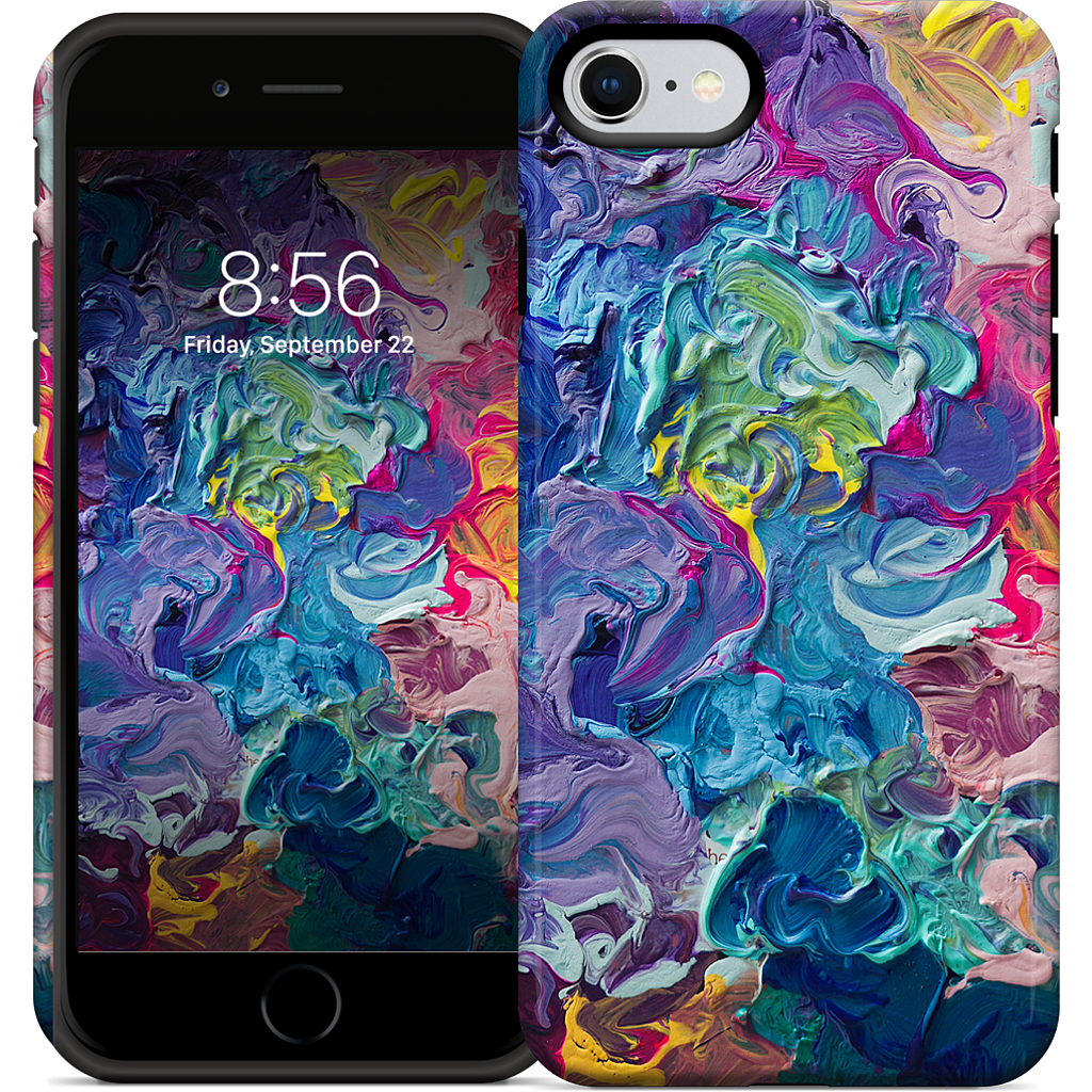 Rainbow Flow Abstract iPhone Case