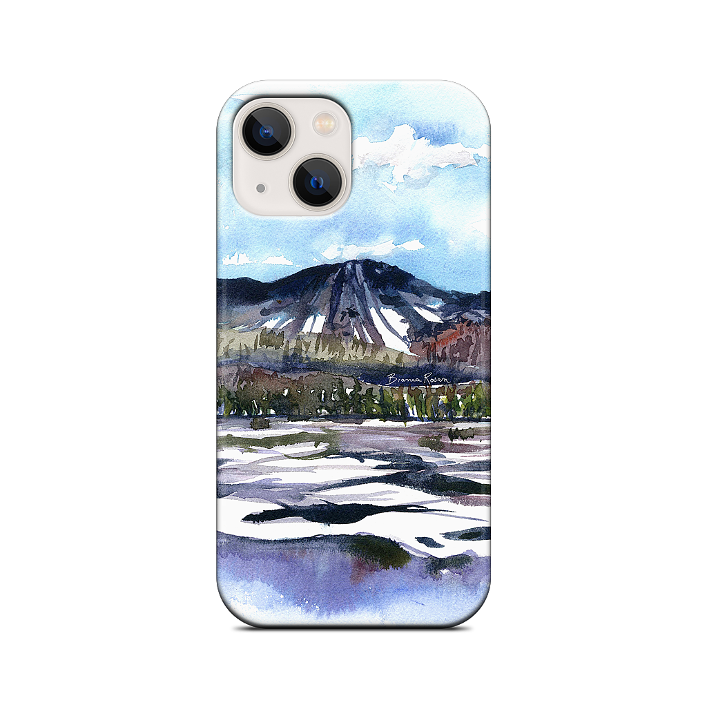 Ski Mountain iPhone Case