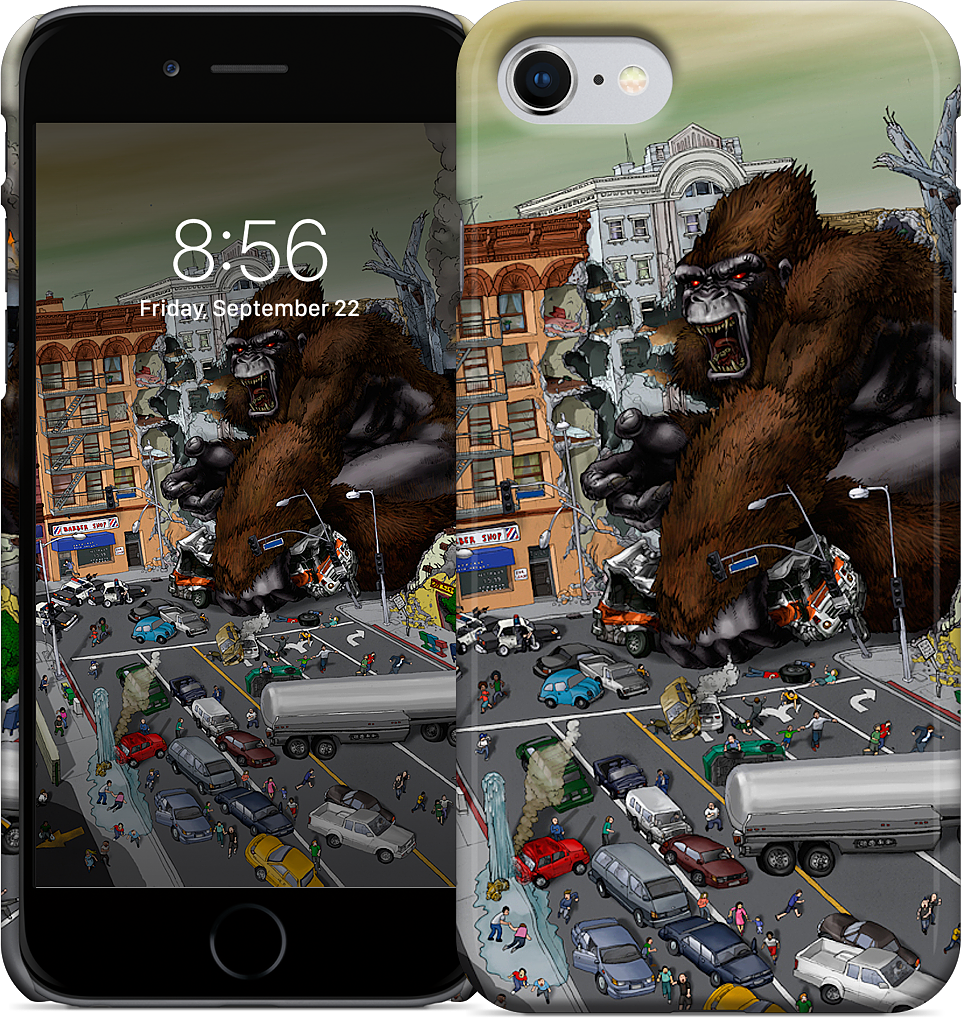 War Of The Monsters iPhone Case