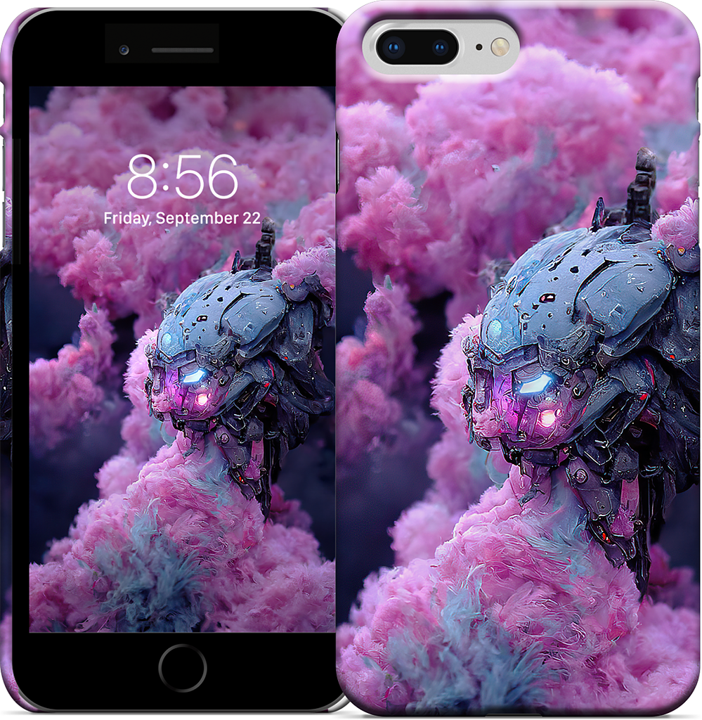 Cotton Candy Mechs iPhone Case