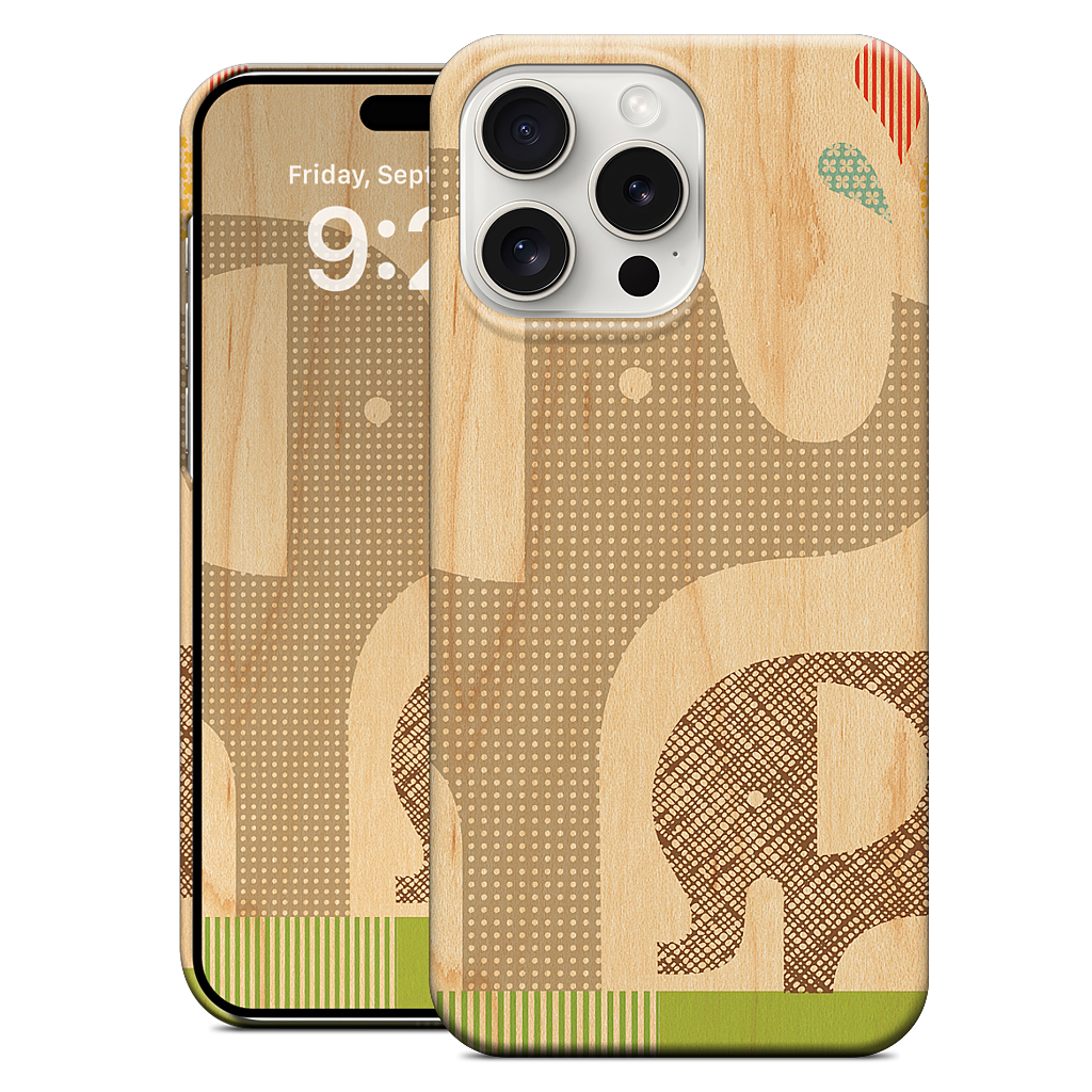 Elephant with Calf iPhone Case