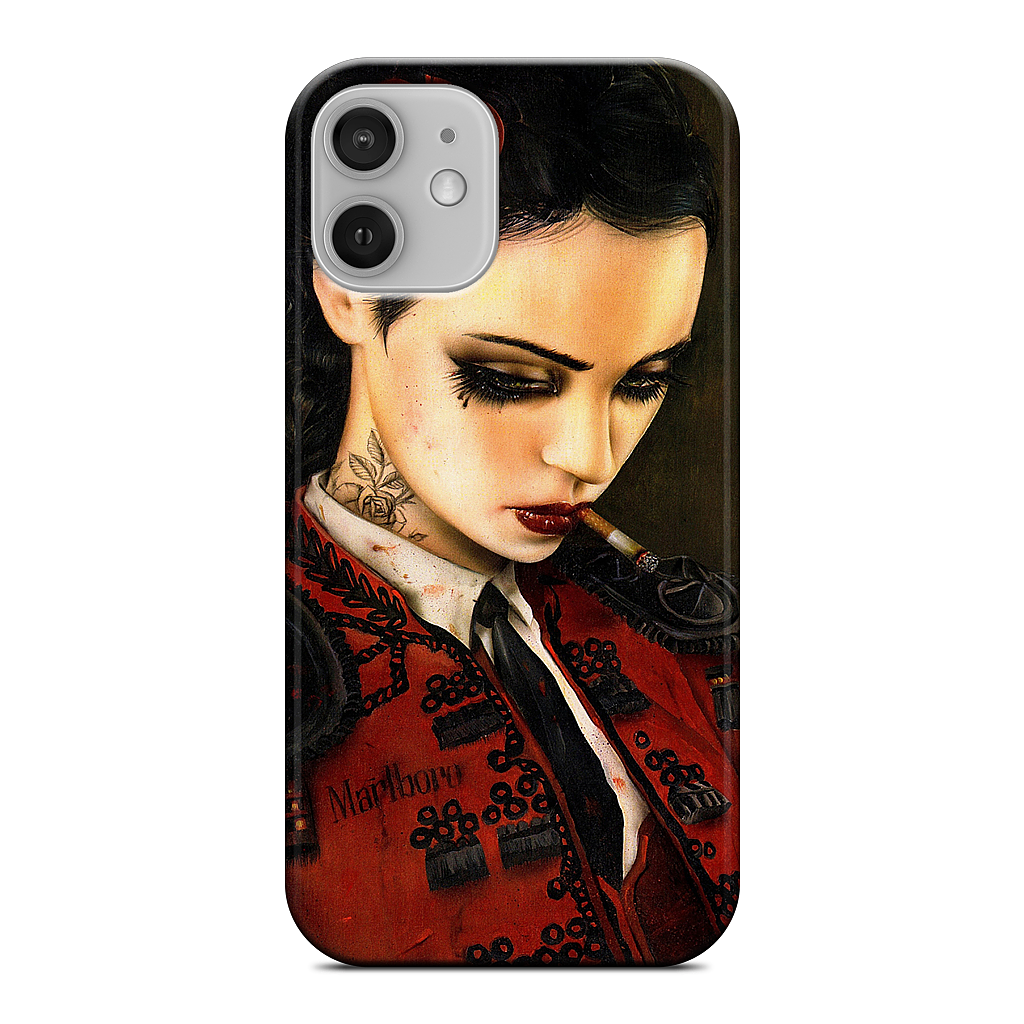 Bull Fight Her iPhone Case