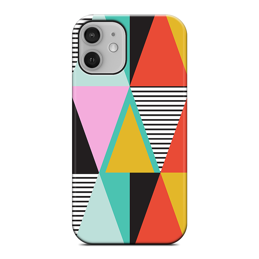 Graphic Triangles iPhone Case