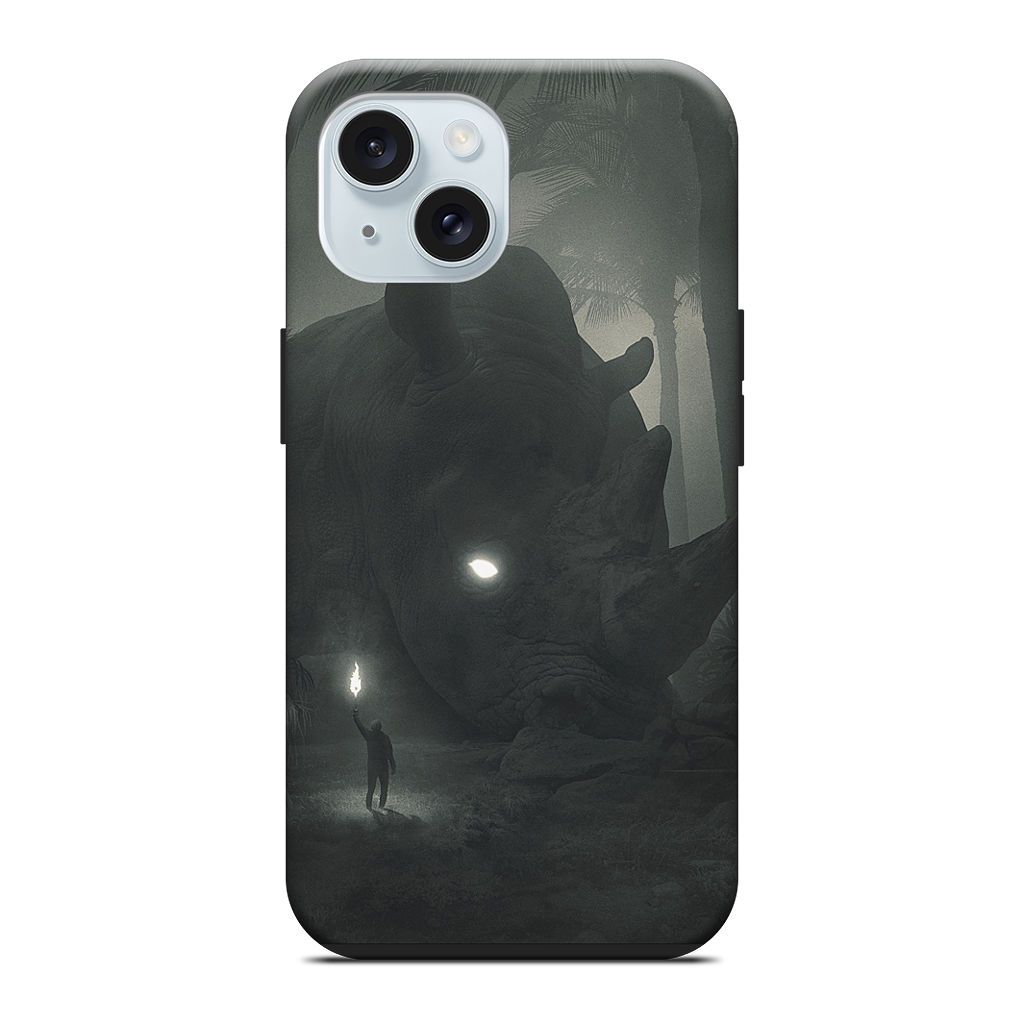 Face of Fear iPhone Case