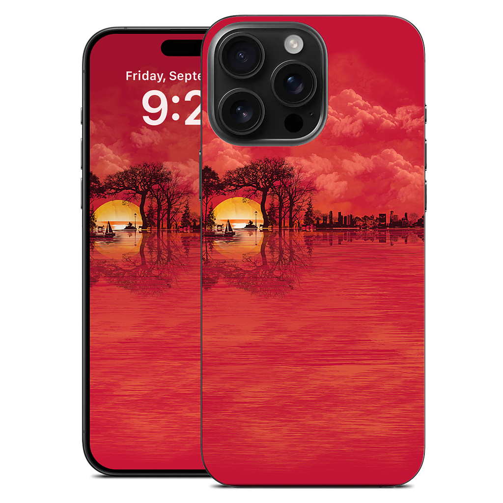 Musical Sunset iPhone Skin