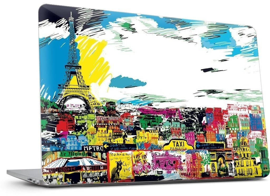 Paris Skyline MacBook Skin