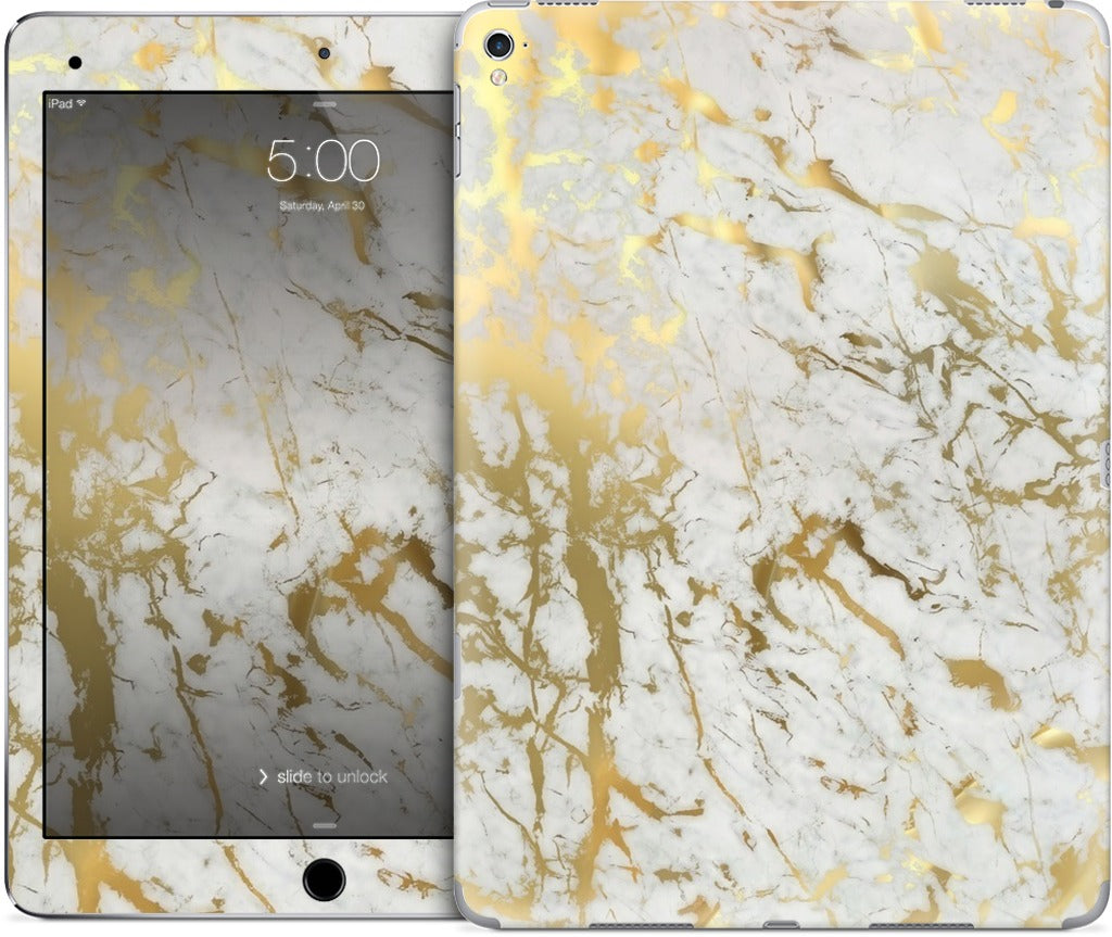 Gold Marble iPad Skin