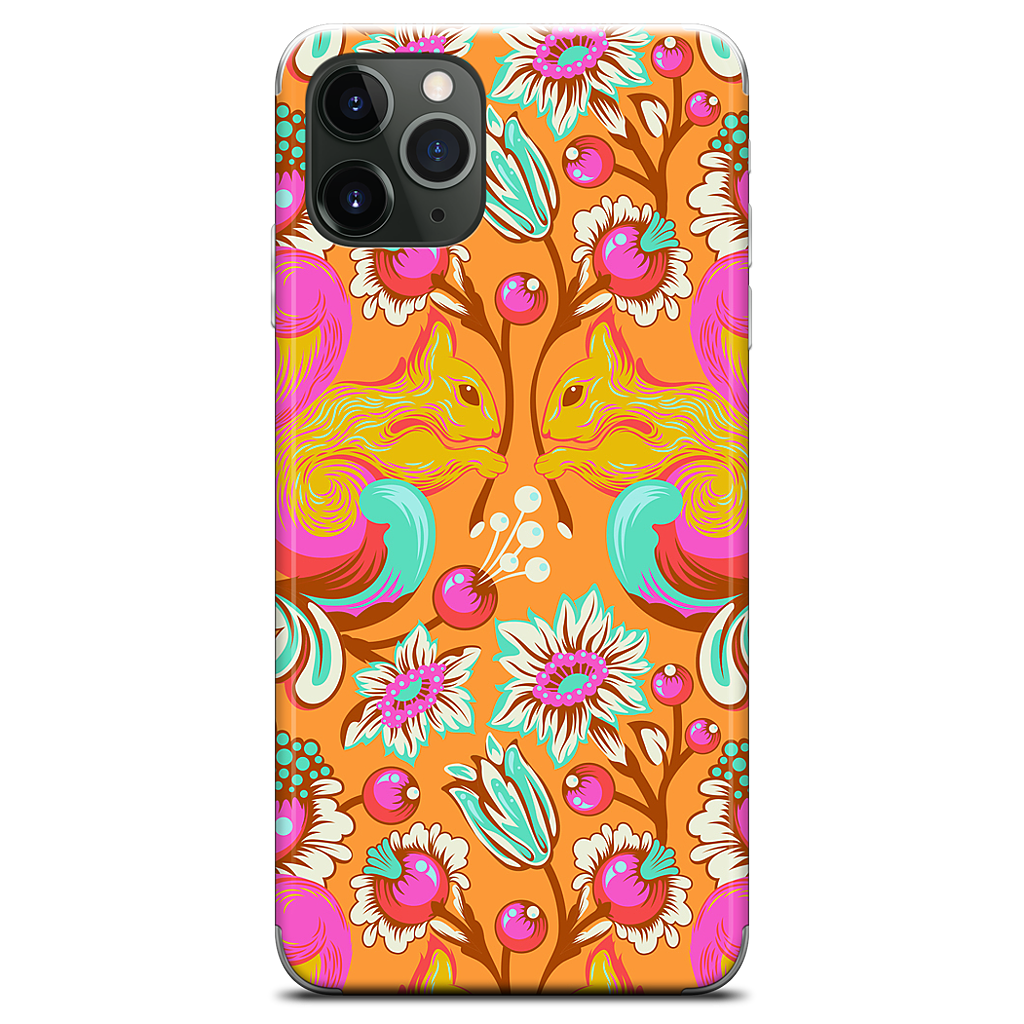 Squirrel Begonia iPhone Skin