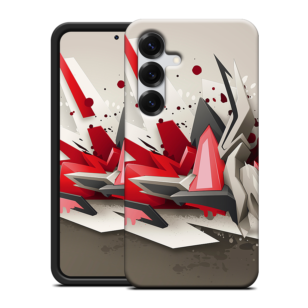 Red Metal Samsung Case