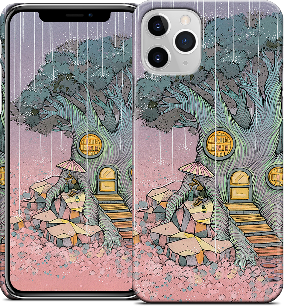 Rainy Day In The Library iPhone Case