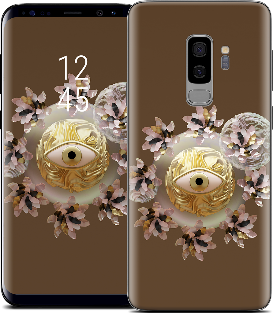 Golden Flowers Samsung Skin