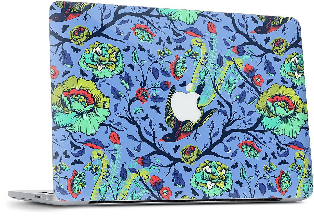 Tail Feathers Lupine MacBook Skin