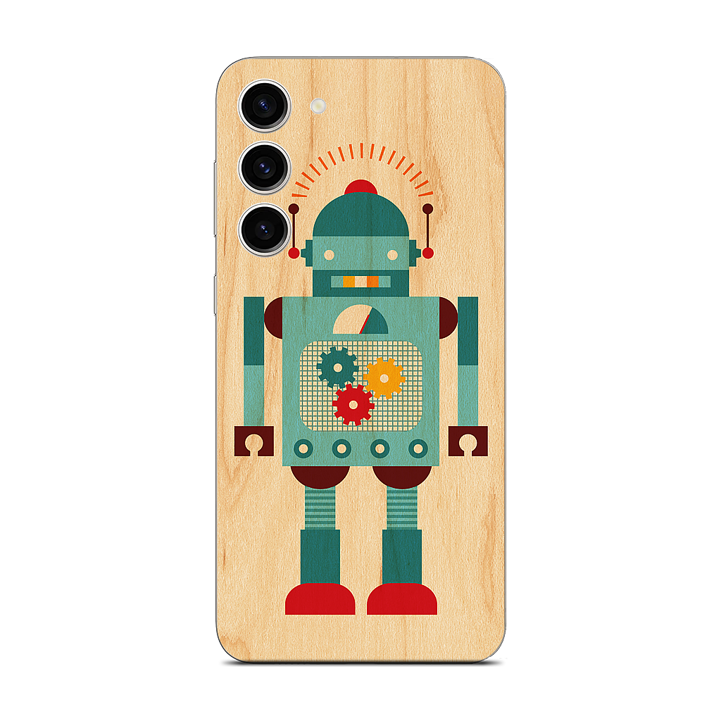 Blue Robot Samsung Skin