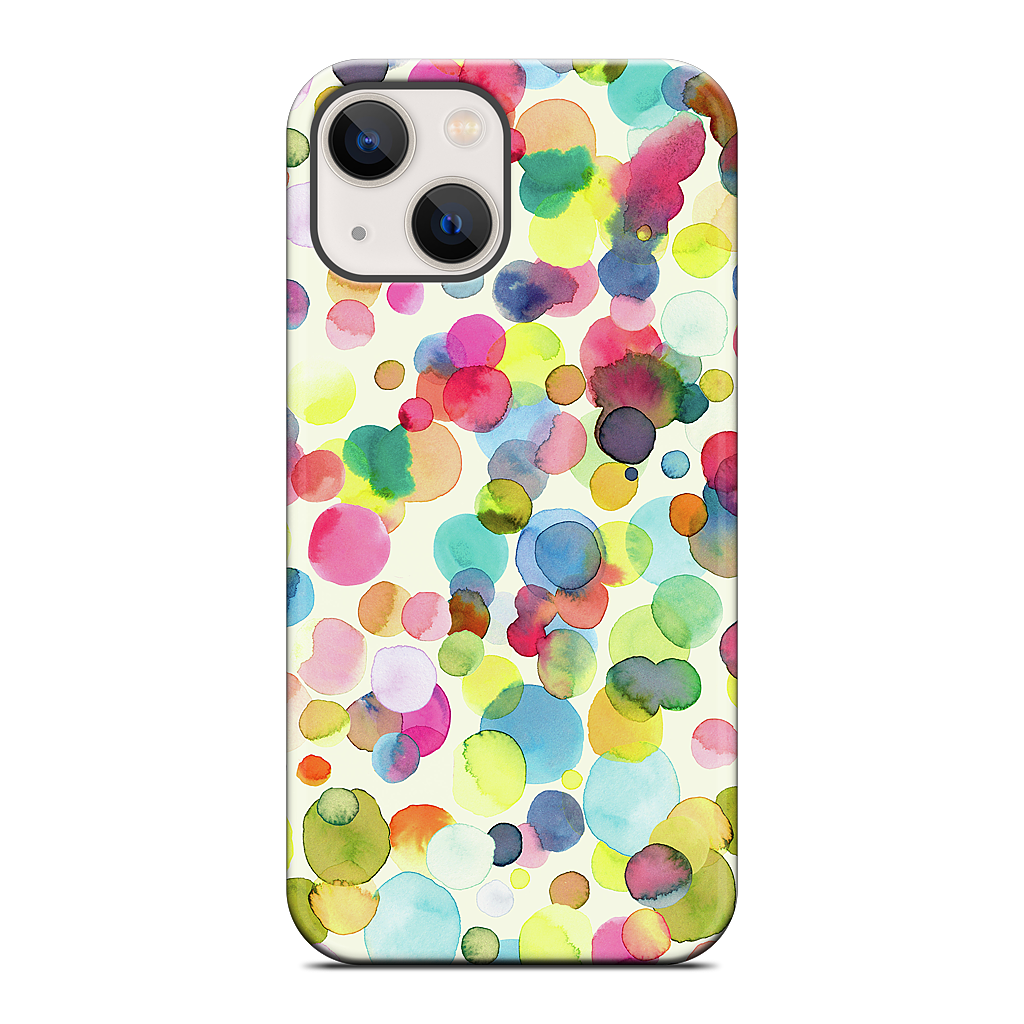 Watercolor Colorful Drops iPhone Case
