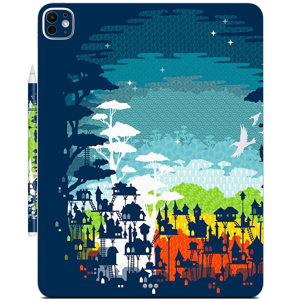 Rainforest City iPad Skin