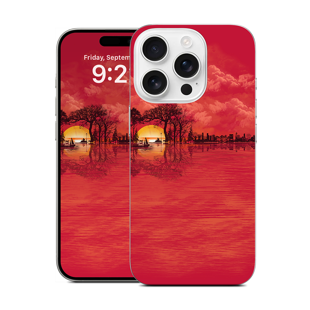 Musical Sunset iPhone Skin