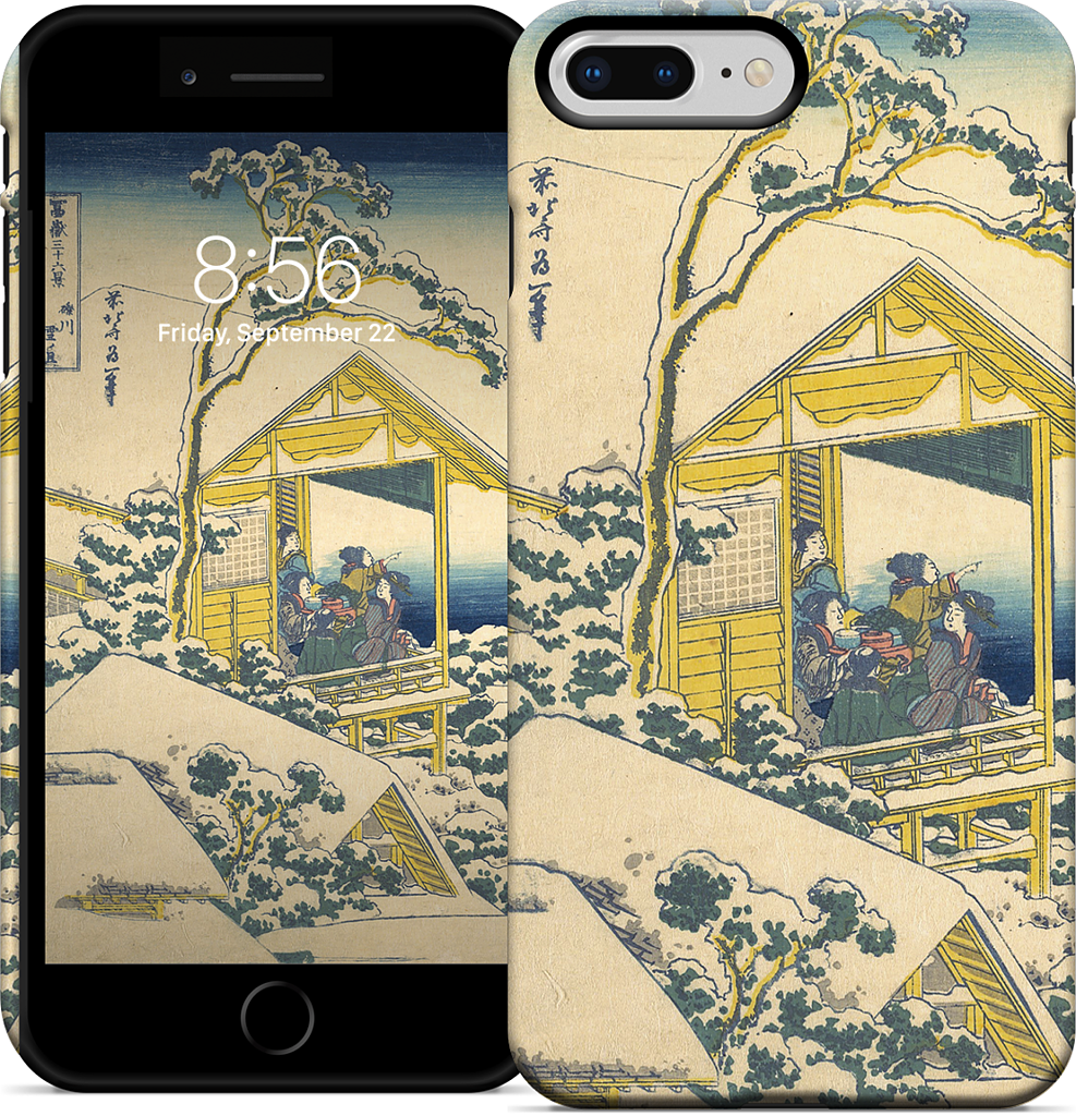 Morning After the Snow at Koishikawa in Edo (Koishikawa yuki no ashita) iPhone Case