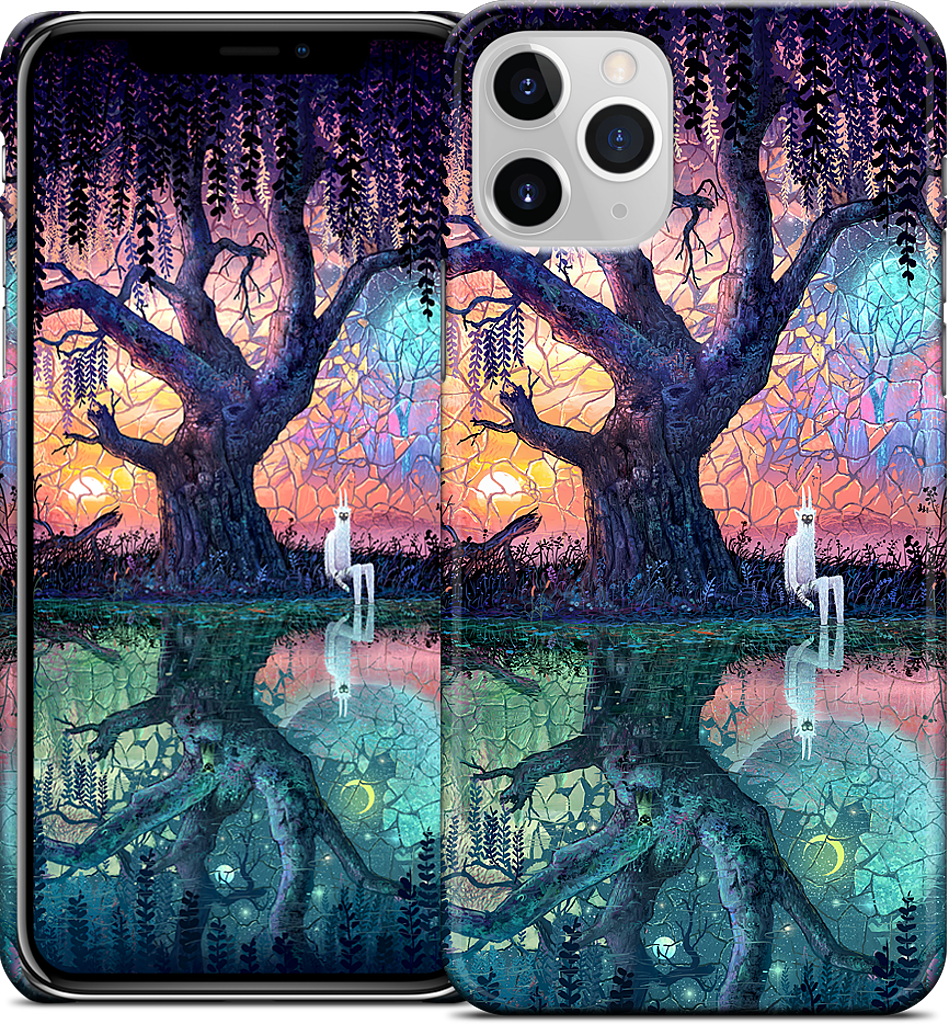 On the Banks of Broken Worlds iPhone Case