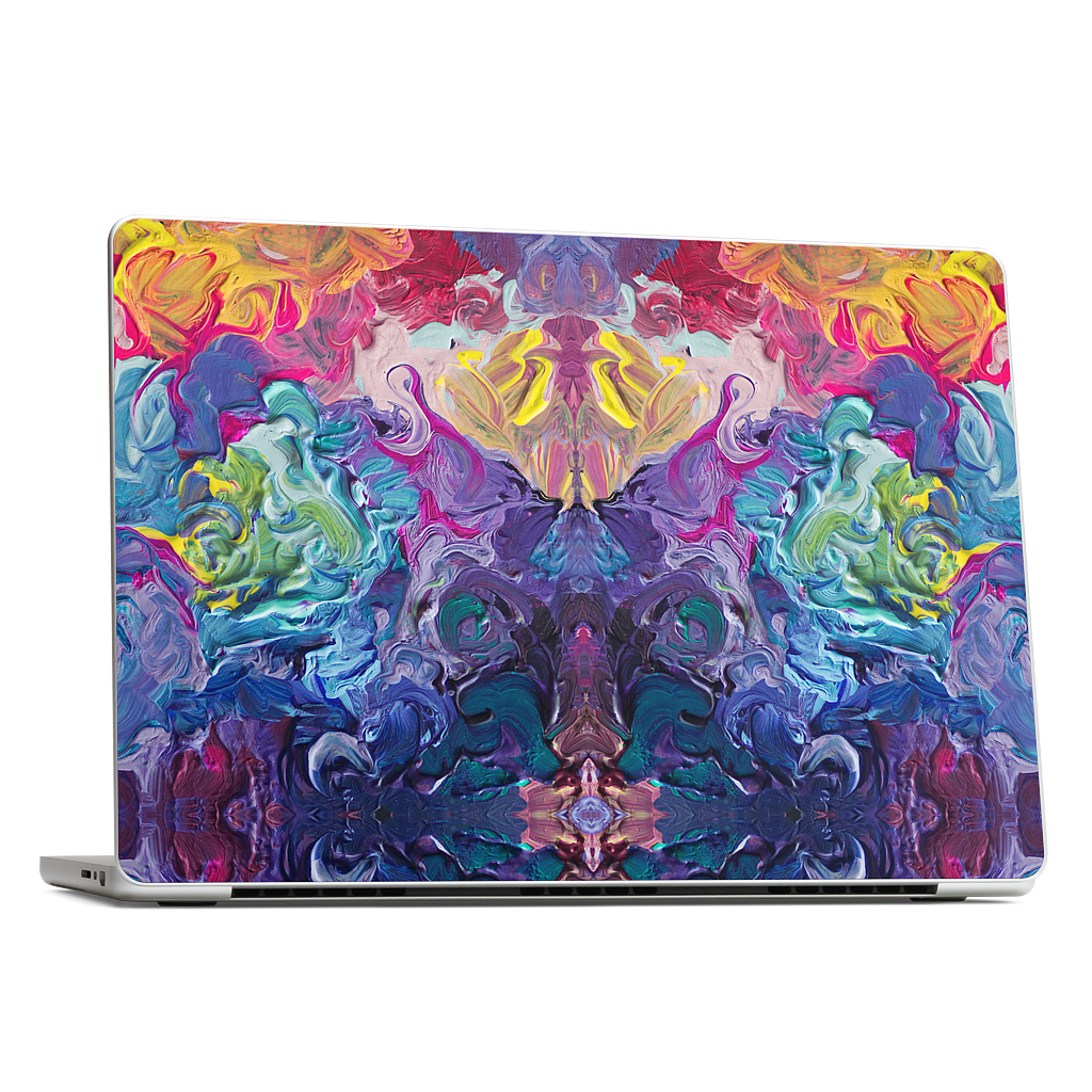 Rainbow Flow Abstract MacBook Skin