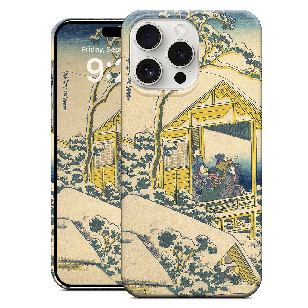 Morning After the Snow at Koishikawa in Edo (Koishikawa yuki no ashita) iPhone Case