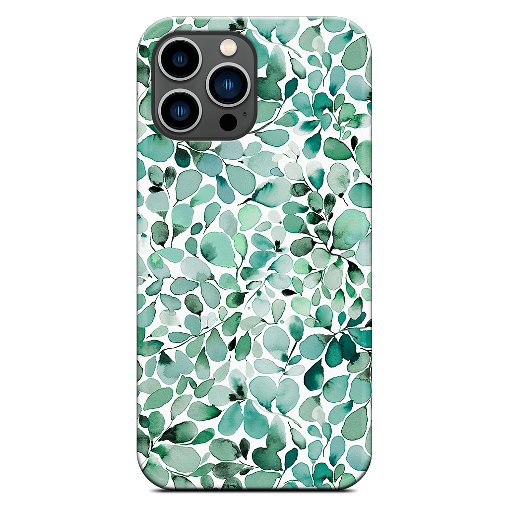 Eucalyptus Leafy Green iPhone Case