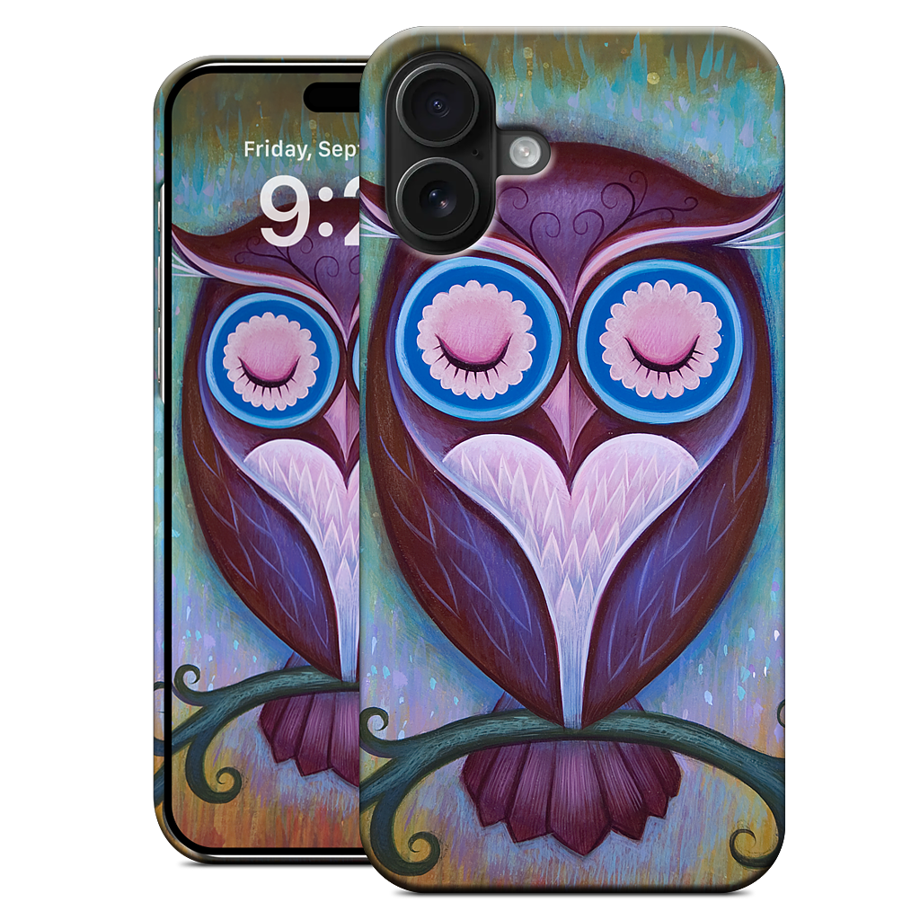 Sleepy Owl iPhone Case