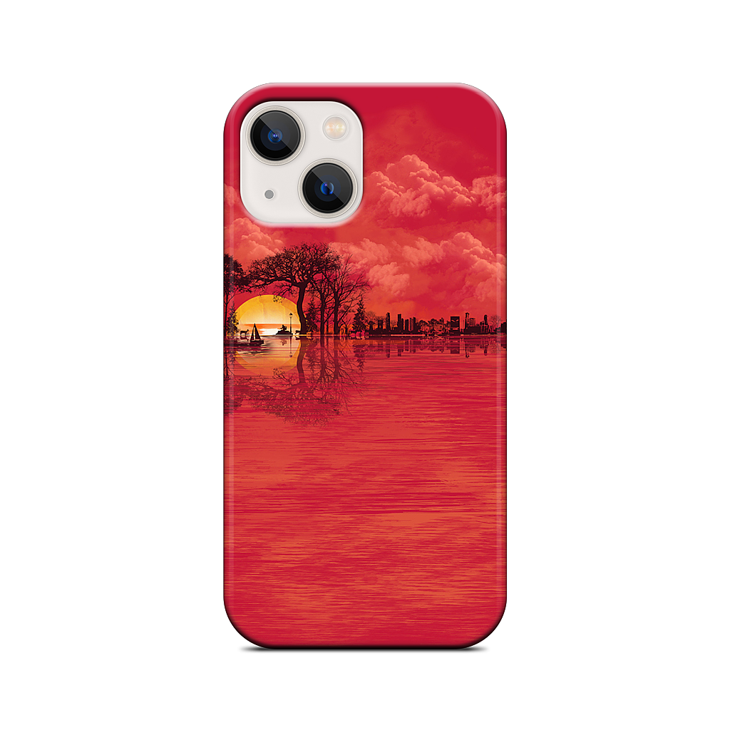Musical Sunset iPhone Case