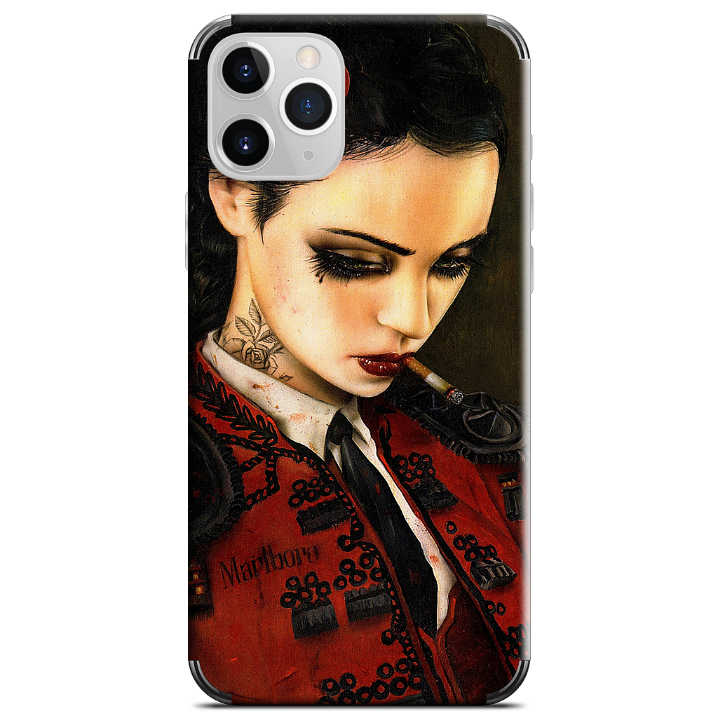 Bull Fight Her iPhone Skin