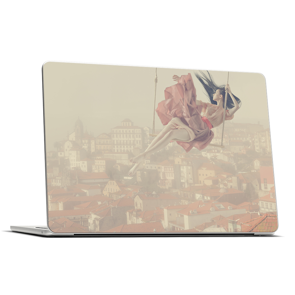 Swinging Over Oporto MacBook Skin