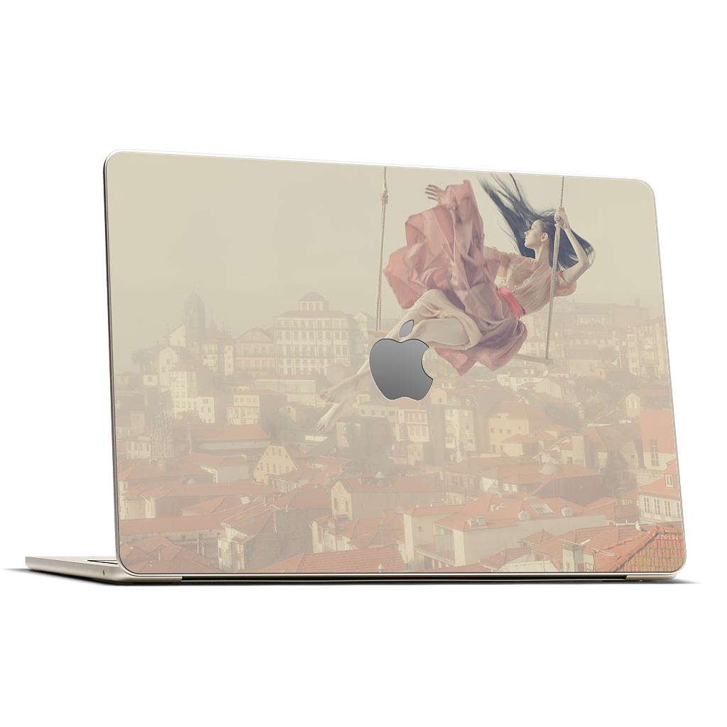 Swinging Over Oporto MacBook Skin