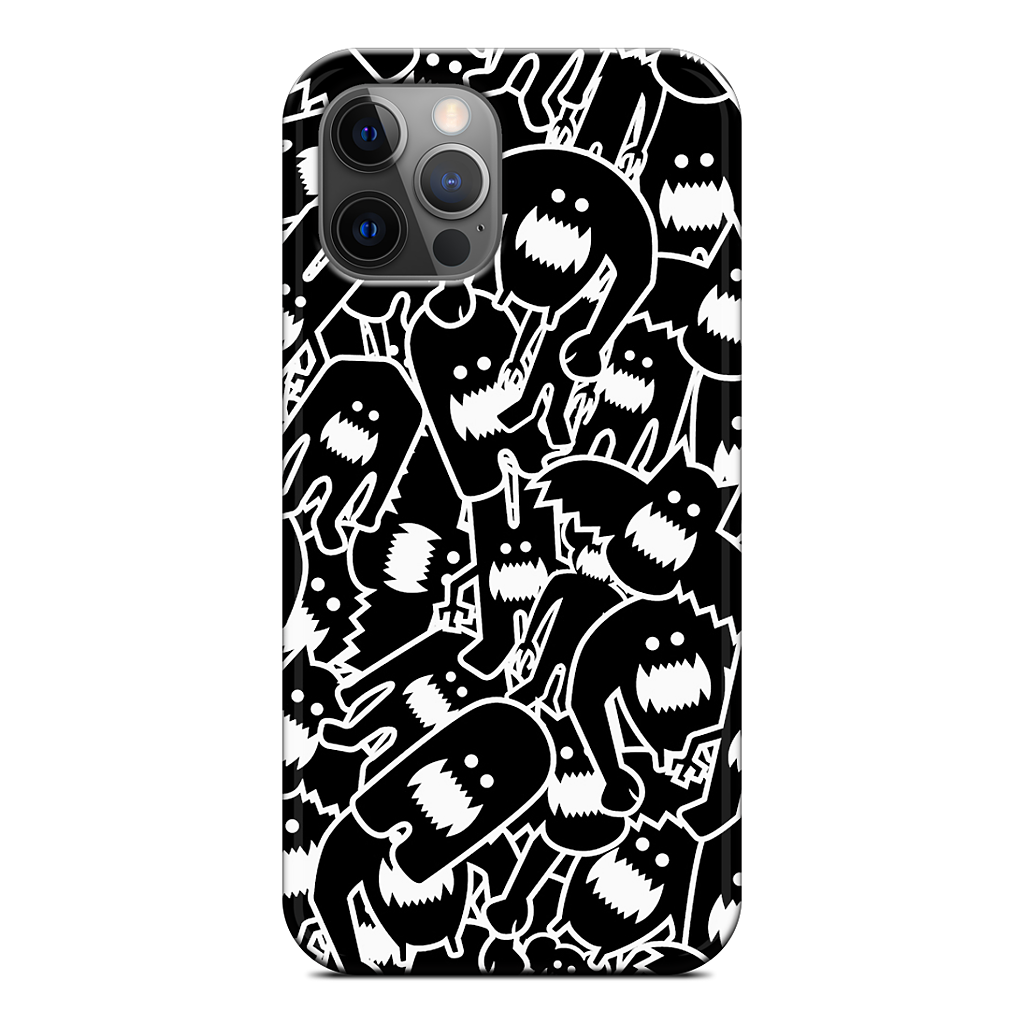 Monster Collage 2 iPhone Case