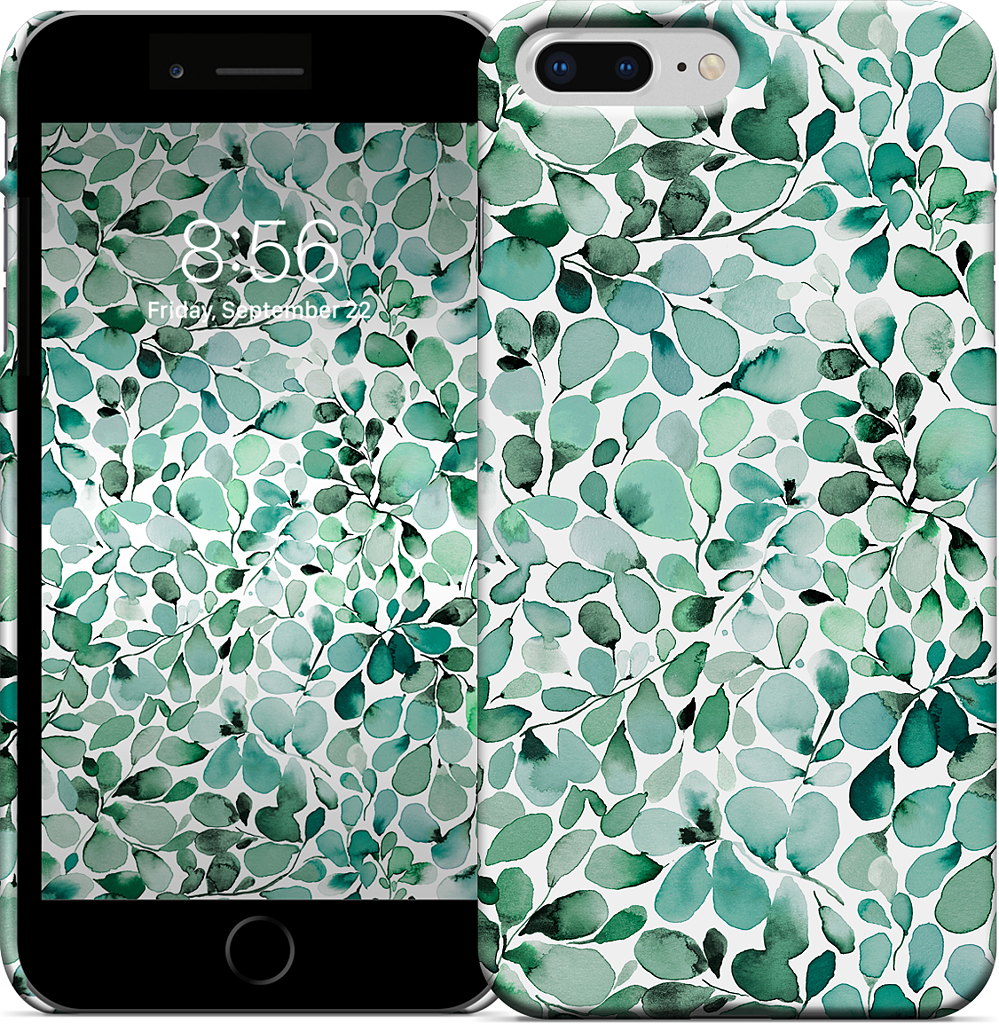 Eucalyptus Leafy Green iPhone Case