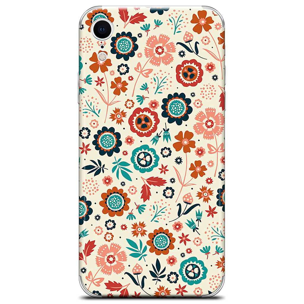 Folk Flowers iPhone Skin