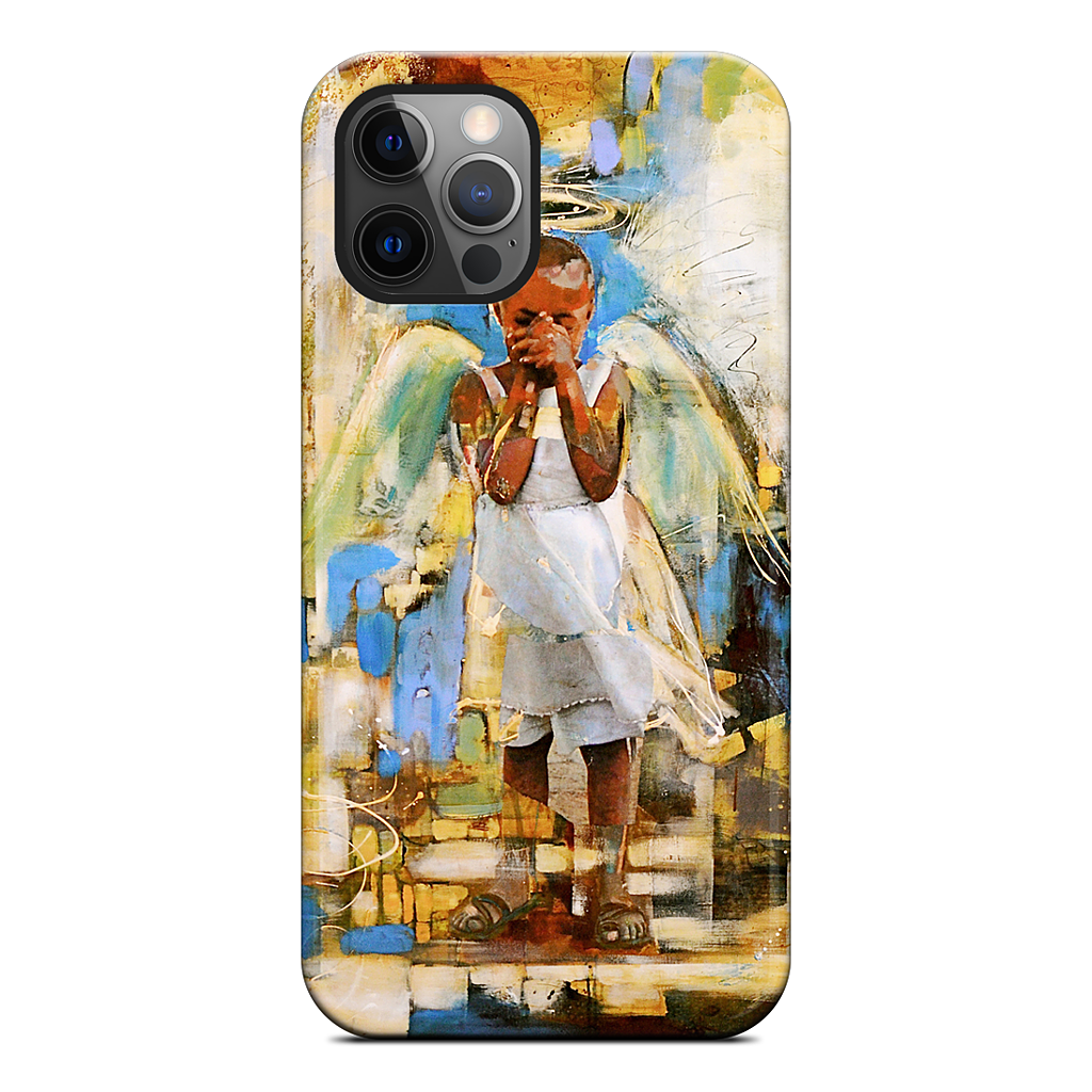 Shy Angel iPhone Case