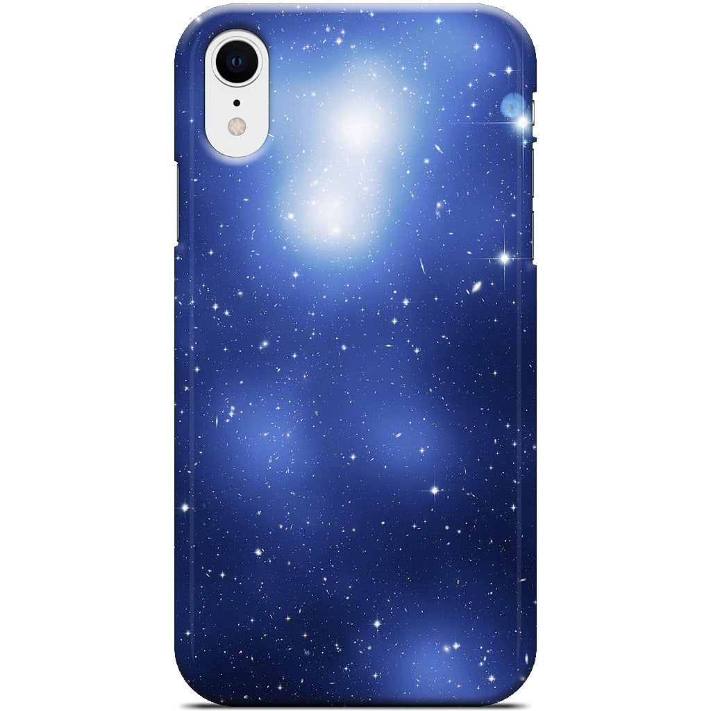Galaxy Cluster Blue iPhone Case