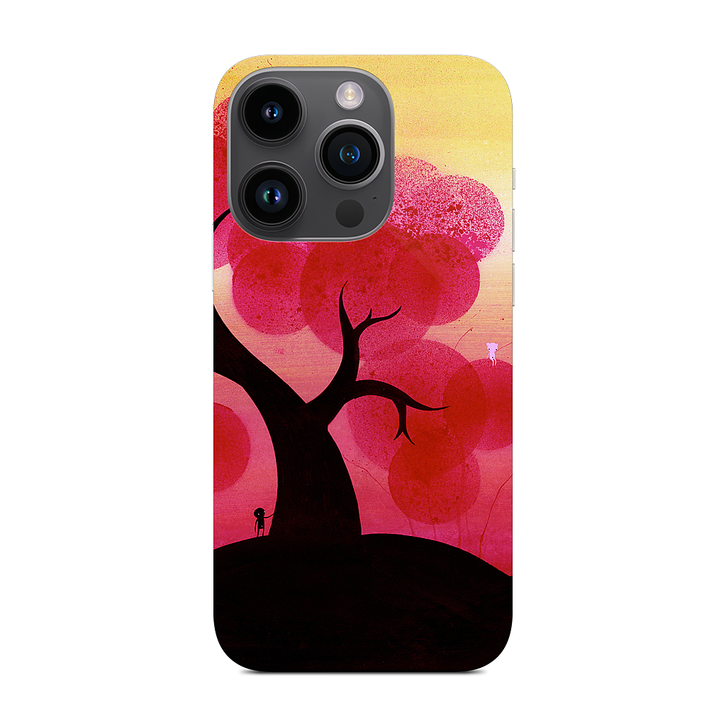 Red Blossoms iPhone Skin