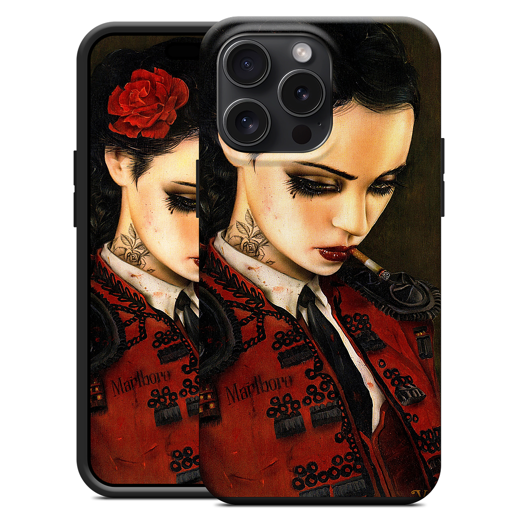 Bull Fight Her iPhone Case