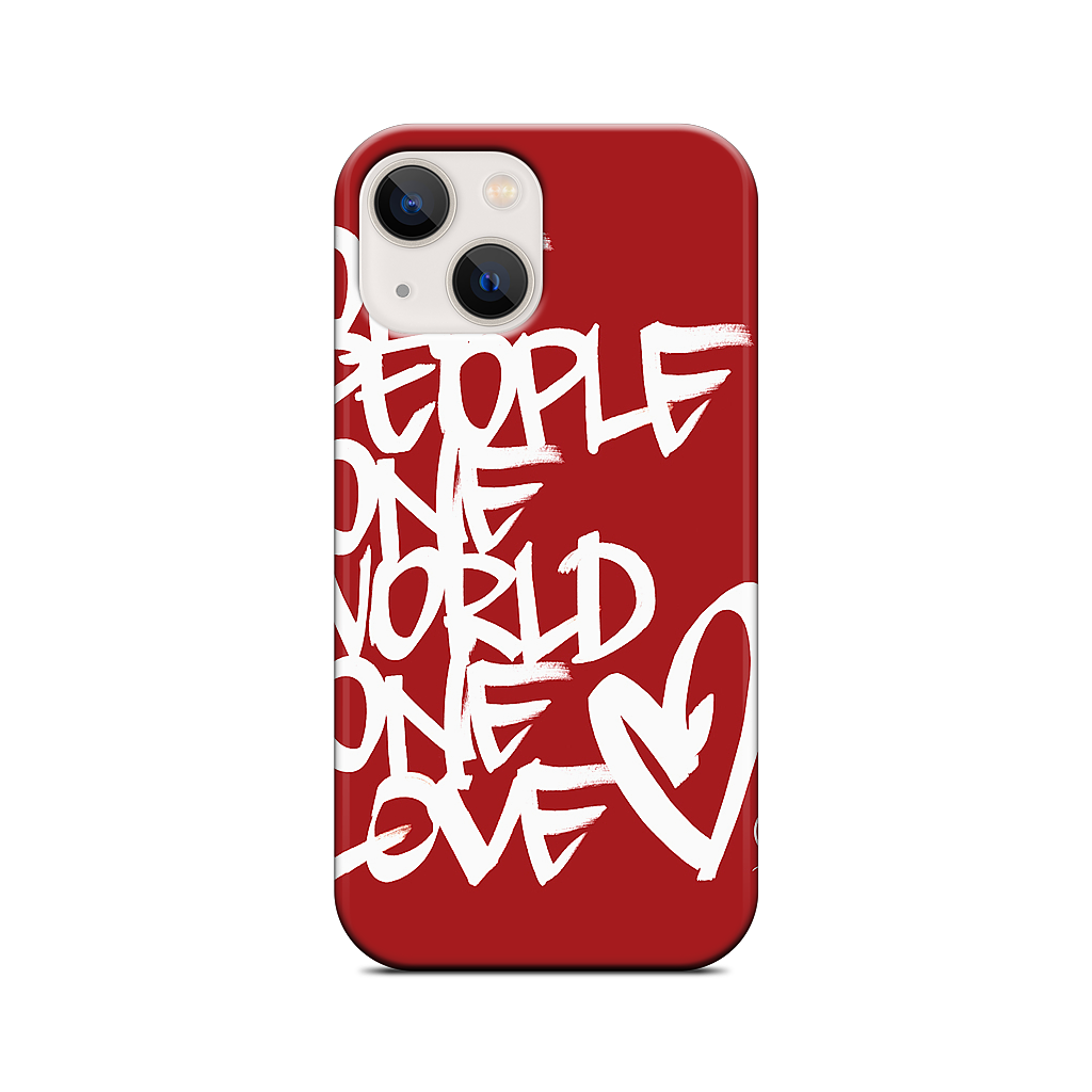 One People, One World, One Love iPhone Case